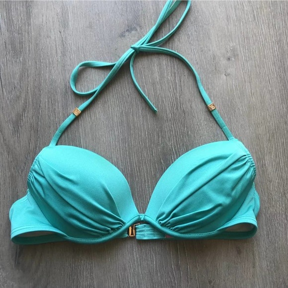 32C Victoria’s Secret Plunge Mermaid Bikini Top - Picture 2 of 12